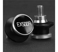 Rear Stand Slider Motorcycle Swingarm 8MM Spool Slider Stand Screws For KAWASAKI EX500R EX 500 R 1990 1991 1992 1993 1994 1995 1996-2009(Silver B)