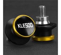 Rear Stand Slider Motorcycle Swingarm Spools Sliders Stand Screws 8MM Swing Arm Accessories For Kawasaki KLE500 KLE 500 1991 1992 1993 1994-2009(BlackYellow)