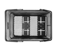 Basil Cento Multysistem Nx Rear Basket Black One Size Black