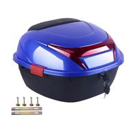 Rear Storage Box, Motorcycle Tail Luggage Case, Top Mounted Organiser, Spacious Suitcase Cover for Motorcycle Travel Equipment, Lockable Luggage Organiser for Shoes, Clothes and Rain Poncho