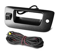 Rear Strap Backup Camera Compatible with Chevy Silverado/GMC Sierra 1500 2500HD 3500HD 3500HD 2007-2013 Rear Door Parking Auxiliary Camera Replaces 22755304 Wide Angle