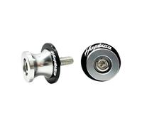 Rear swingarm slider screw For HAYABUSA 1999-2023 Motorcycle 8MM Swing Arm Stand Screws Swingarm Slider Spools(Silvery)