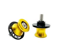 Rear swingarm slider screw for motorcycles For GSXS 750 950 1000 GT 1000GT GSX-S 2011-2014 Motorcycle Accessories Swingarm Slider Spools 8MM Swing Arm Stand Screws(Yellow)