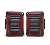 Rear Tail Lamp 12v Led Rear Tail Lights Stop Signal For Cars Truck Car Rear Lamps Led Lights Taillights For Jeep For Wrangler JK JKU 2007-2018 light cover(EUR Clear)