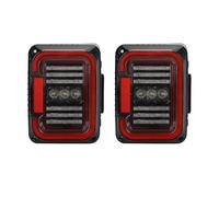 Rear Tail Lamp Car Light Assembly LED Tail Lamp For Jeep For Wrangler JK JKU 2007-2017 30W Reverse Light Daytime Running Light light cover(European version,Clear)
