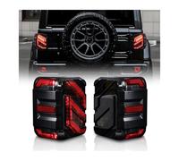 Rear Tail Lamp LED Tail Lights For Jeep For Wrangler JL JLU 2018+ Daytime Running Light Car Rear Brake Lamp Turn Signal Reverse Light Accessories light cover(Clear,US version)