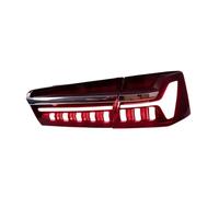 Rear Tail Lamp Suitable For A6 C7 2012 2013 2014 2015 Through Tail Light Assembly Modification C8 Model LED Flowing Turn Signal Ticker light cover(Two taillights)