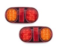 Rear Tail Light 2Pcs 12 LED Tail Rear Lamps Pair Boat Trailer | 2Pcs 12 LED Tail Rear Lamps Pair Boat Trailer 12V 24V Parts For Truck Vans ATV Lorry Caravans Car Lighting