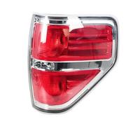 Rear Tail Light Car Taillight Assembly For F150 SVT For Raptor 2009-2014 Rear Bumper Tail Light Stop Brake Lamp Turn Signal Fog Lamp(Silver Only Right)