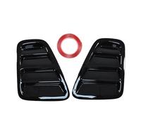 Rear Tail Light For F&iat 500 For Abarth 595 695 2016-2024 ABS Glossy Black/Carbon Look Rear Tail Light Cover Decorative Sticker(Glossy Black)
