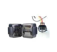 Rear Tail Light For Jeep For Wrangler JK 2007-2018 LED Tail Light Taillight Assembly Rear Lamps Brake Reverse Light Daytime Running Lights(EUR Version Black)