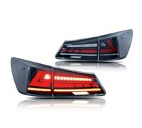 Rear Tail Light For Lexus For IS250 For IS350 For ISF 2006-2013 LED Tail Lights Start-up Animation Sequential Turn Signal Black Rear Lamps Assembly Tail Light Assembly
