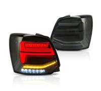 Rear Tail Light for VW for Polo 2009-2017 Full LED Dynamic Tail Lights Turn Signal Smoked Lens Taillight Assembly Car Tailights