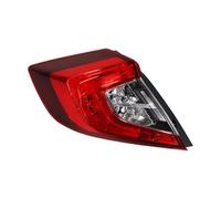 Rear Tail Light Lamp For Civic 10th 2016-2019 Car Taillight Left Right Rear Tail Light Turn Signal Fog Lamp Auto Part Lamp Housing Without Bulb(Left)