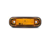 Rear Tail Light Lamp Lenses For Scania Truck 12V 24V Clearance Light 20pcs LED Side Marker Amber Waterproof Led Lamp Trailer Rear(20x yellow)