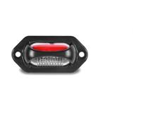 Rear Tail Light Lamp Taillight 12V-24V LED | Number License Plate Light Lamp Universal Truck Trailers Motorcycle Boat Lights(RedWhite-1PC)