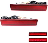 Rear Tail Light LED Rear Bumper Reflector Tail Brake Lights Fog w Sequential Turn Signal For Pilot 2006 2007 2008 Rear Lights