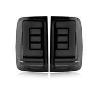 Rear Tail Light LED Rear Tail Light For VW For Amarok v6 2009-2019 Brake Stop Signal DRL Reflector Fog Lamp Accessory(2pcs Black)