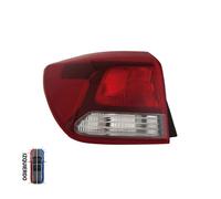 Rear Tail Light No Bulb Holder Outer Red White Left Kia RIO