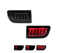 Rear Tail Light Red LED Rear Bumper Reflector Tail/Brake & Turn Signal Lights For Toyota For Land For Cruiser For Prado 120 2002-2009 Led Rear Tail(Smoked Lens)