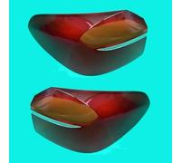 Rear Tail Light Shell Brake Lamp Housing Rear Signal Parking Lights Cover Car Accessories Outer Taillight Shell Compatible With X4 F26 2014 2015 2016 2017(1pair)