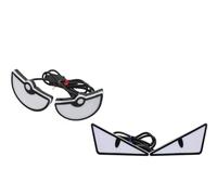 Rear Tail Light Universal Car LED Devil Eyes Light Demon Headlight Motorcycle Turn Signal Flasher Tail Lamp Auto Decoration Lights