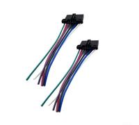 Rear Tail Light Wiring Harness Connector, 2pcs for Ford Transit MK6 MK7 OE 1681537, Direct Replace Plastic for Easy Installation