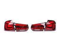 Rear Tail Lights For BMW 3-Series F30 F35 F80 M3 2012-2018 Tail Light Rear Lamps Full LED Dynamic DRL Brake Lamp Automotive(Red)