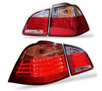Rear Tail Lights LED Pair Red Clear for BMW E61 Touring 2004-2007 E Marked