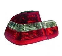 Rear Tail Lights Pair Set Crystal Red White For BMW 3 Series E46 Saloon 98-01