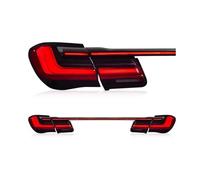 Rear Tail Recovery For BMW 7 Series F01 F02 2009-2015 Through Upgrade LED Dynamic DRL Sequential Turn Signal Rear Trunk Tail Lights(Black)