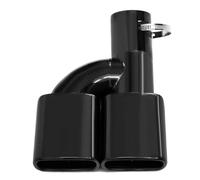 Rear Tail Throat Square Exhaust Muffler Tailpipe For Toyota For Noah For Voxy 80 Series(Black)