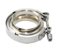 Rear Tail Throat V Band Exhaust Tip Muffler Clamp(51mm 2 inch)