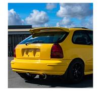 Rear Tail Wing For Civic Hatchback EK CTR Type-R 1996 1997 1998 1999 2000 Rear Roof Spoiler Spoiler Lip(Yellow)
