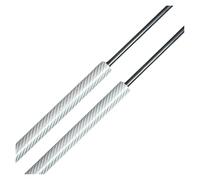 Rear Tailgate Boot Gas Struts For Smart For Fortwo 453 For Coupe 2014-2019 Qty(2) Trunk Struts With Spring Rear Tailgate Boot Lift Supports Lift Support System(Silver Carbon Fiber)