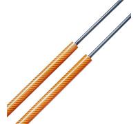 Rear Tailgate Boot Gas Struts Qty2 Trunk Struts 680mm Rear Tailgate Boot Lift Support Shock Gas Spring For Mitsubishi L400 Minivan Low Roof 1994-2007 Gas Struts Tailgate(Orange Carbon Fiber)