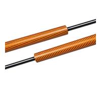 Rear Tailgate Gas Strut For Mazda3 For BM For BN 2013-2018 Hatchback Trunk Boot Lift Support Spring Piston Rods Shock Prop Back Door Pillar Lift Support System(Orange carbon fiber)