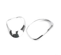 Rear Taillight Trim Frame, for FIAT 500L 2014-2020, Silver ABS Moldings for Tail Light Area, Trim Fits 68235995AA 68235996AA