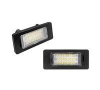 Rear taillights For BMW 3 5 Series E39 E60 E61 E90 E92 2PCS Canbus LED License Number Plate Light Lamp Reversing light assembly(Ice blue)