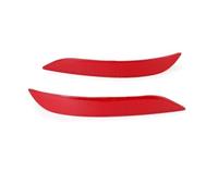 Rear taillights For BMW E84 X1 2013 2014 2015 Car Rear Bumper Reflector Red Lens Warning Strip Reflective Strips 63147314883 63147314884 Headlight lenses(Onecolor)