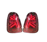 Rear taillights For BMW For MINI For Cooper R56 R57 R58 R59 07-2013 Car Light Assembly Fog Brake Rear Turn Signal Tail Lamp 2pc LED Reversing light assembly(Red)