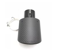 Rear Tailpipe 1 Piece Oval Slanted Car Exhaust Tips Carbon Fiber Exhausts Oval Pipes Double Tips Car Exhaust Tailpipe(Other Size Contact)