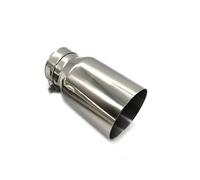 Rear Tailpipe 1 Piece Universal Exhaust System End Pipe Car Exhaust Pipe Single Straight Muffler Tip For Mitsubishi Car Exhaust Tailpipe(ID 60mm-OD 101mm)