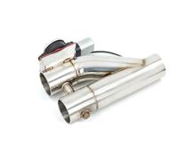Rear Tailpipe 2" 2.25'' 2.5'' 3.0 INCH Double Valve Electric Exhaust Cut Out Valve Exhaust Pipe Muffler Kit Car Exhaust Tailpipe(2.0INCH)