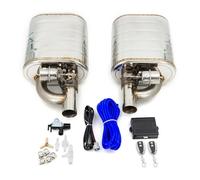 Rear Tailpipe 2/2.36/2.5/2.75/3 Inch Car Muffler Exhaust Sounds Valve System Universal Electric Remoter Car Exhaust Tailpipe(70MM With Control)