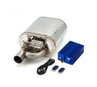 Rear Tailpipe 51 60 63 70 76 Mm Exhaust Muffler With Dump Valve Stainless Steel Electric Exhaust Cutout Remote Control Set Car Exhaust Tailpipe(51MM right With Pump)