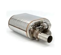 Rear Tailpipe 51 60 63 70 76 Mm Exhaust Muffler With Dump Valve Stainless Steel Electric Exhaust Cutout Remote Control Set Car Exhaust Tailpipe(63MM Muffler right)