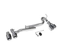 Rear Tailpipe For BMW F10 F11 F18 525i 520i 530i 523i 5 Series Gasoline For Model G30 G31 For M5 Rear Bumper Muffler Tip Tailpipe Car Exhaust Tailpipe(Petrol Silver)