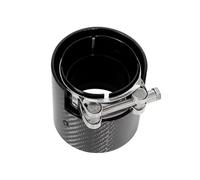 Rear Tailpipe For BMW M2 M3 M4 M135i M235i M140i M240i M335i M340i M435i 1piece Exhaust Tips Carbon Fiber Muffler Car Decoration Car Exhaust Tailpipe(Matte black in60mm)
