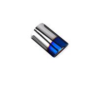 Rear Tailpipe For VW For Beetle 5C For Roadster For Cabrio 1.2TSI 1.6TDI Stainless Steel Car Exhaust Muffler Pipe Tip Cover Car Exhaust Tailpipe(1piece 76mm Blue)